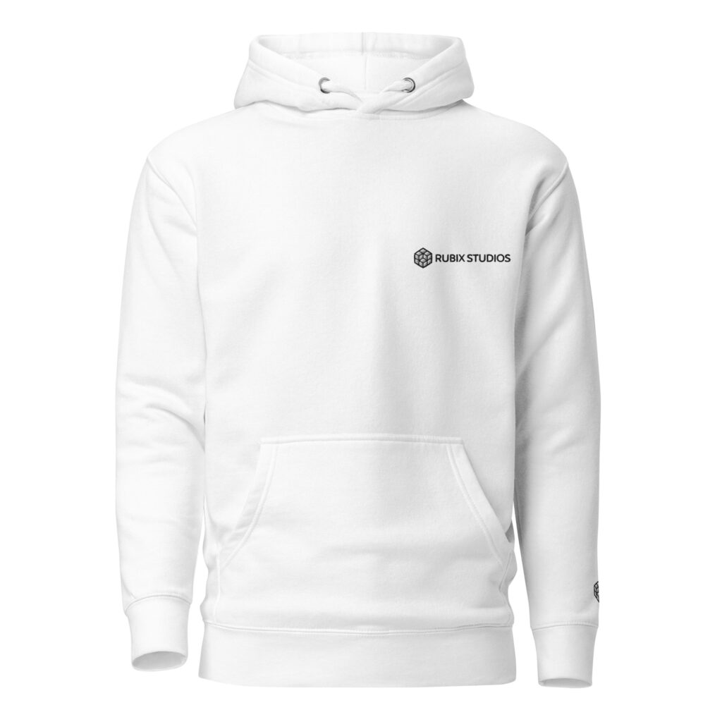 The Classic Hoodie Front View - Rubix Studios